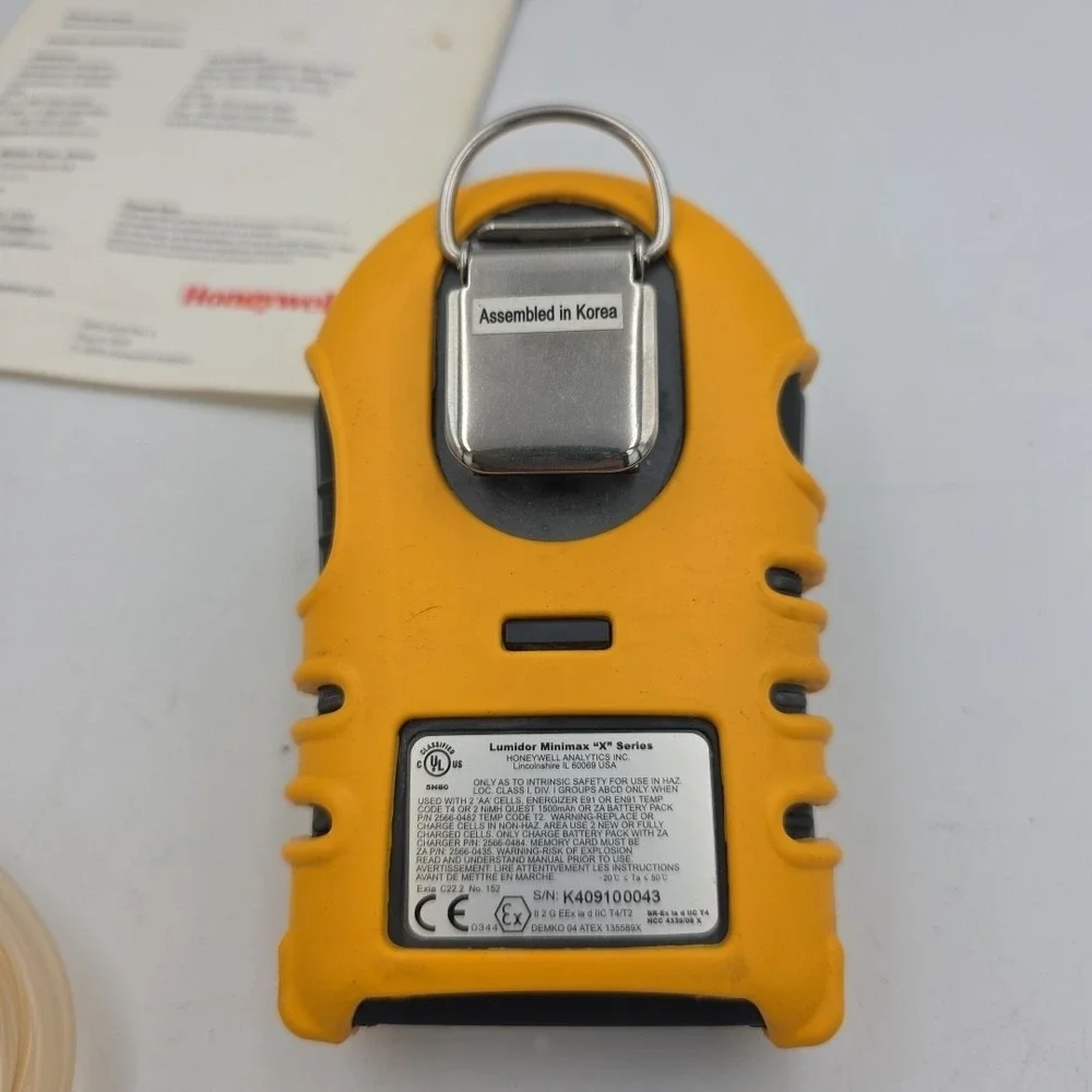 Honeywell Lumidor Minimax X4 Series Portable Multi - Gas Detector